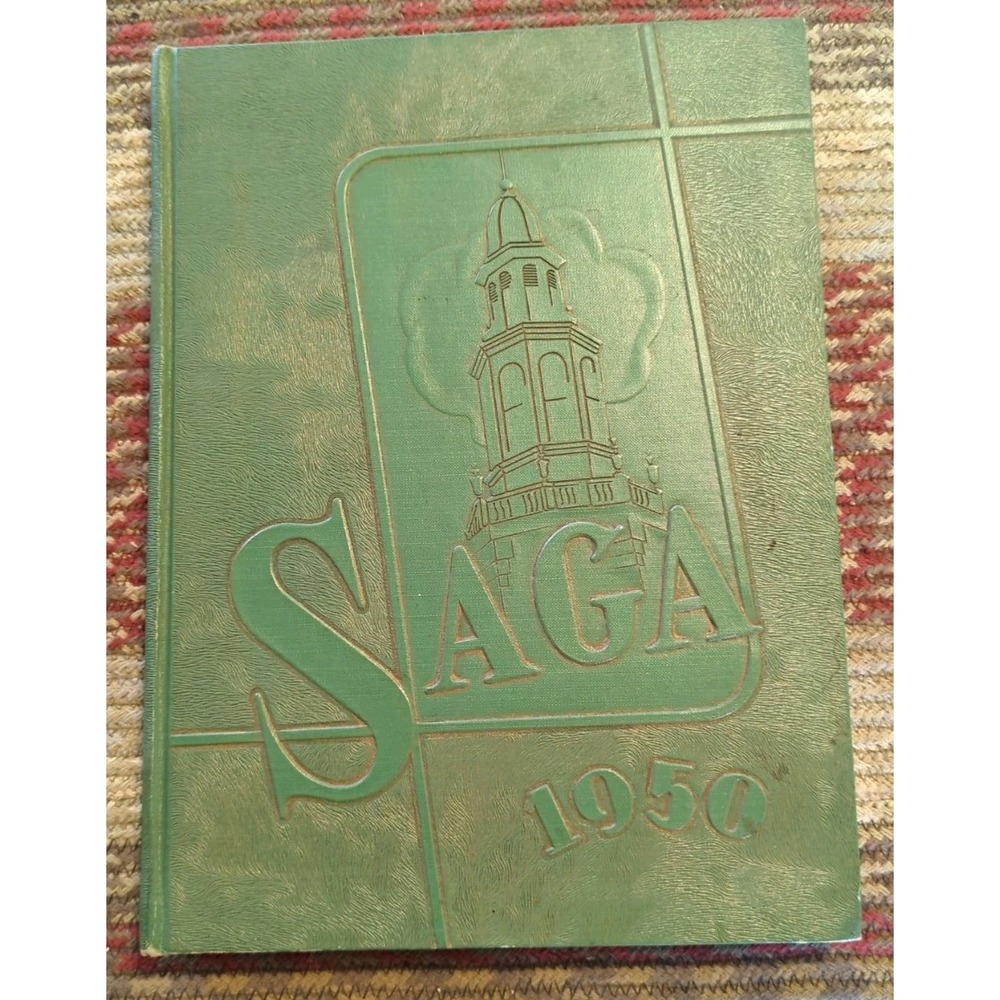 Vintage Saga 1950 State Teachers College Brockport NY Yearbook SUNY
